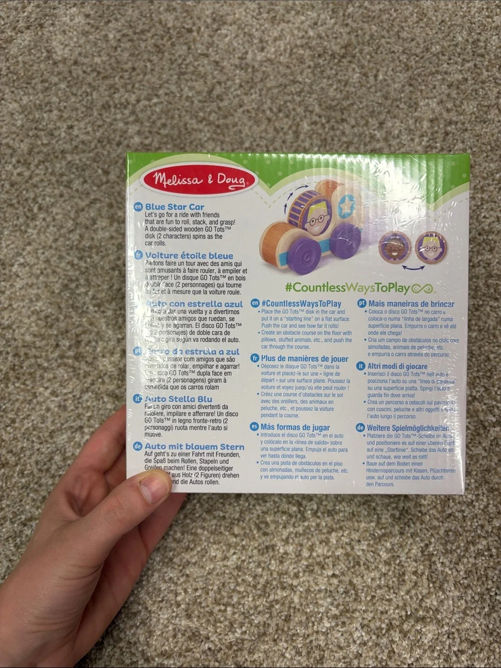 Melissa and Doug go tots star car